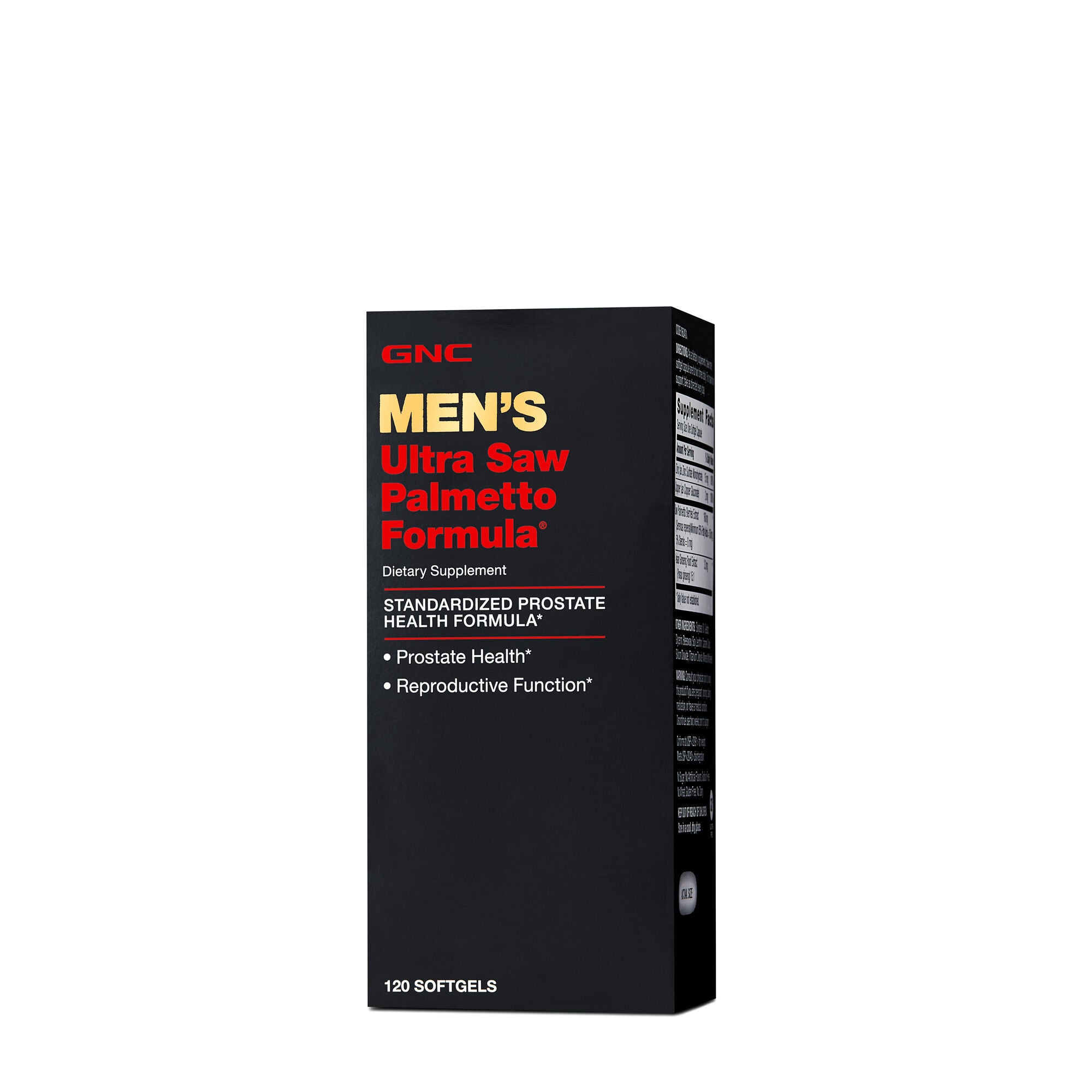 GNC Mens Ultra Saw Palmetto Formula Front Box